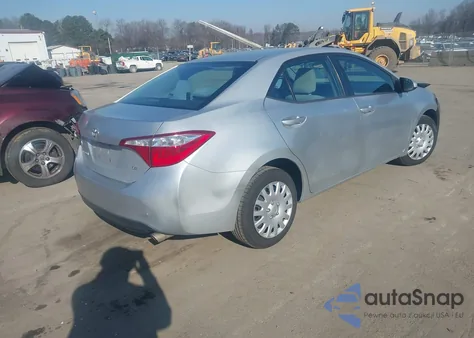 2016 Toyota Corolla Le z USA, uszkodzony, nr VIN 2T1BURHE6GC666278